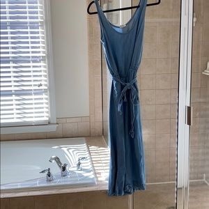 Old navy sleeve less wide leg romper